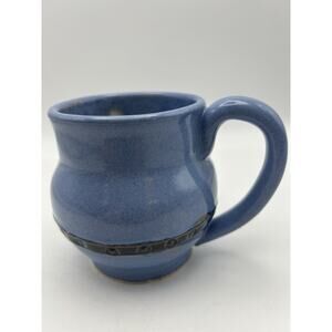 hand thrown studio art pottery mug.